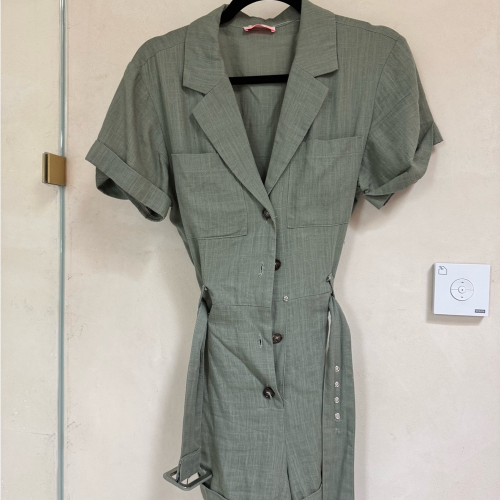 re:named Green Jumpsuit